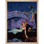 affiche art vintage couple