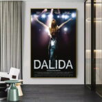 affiche dalida vintage