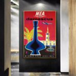 affiche damascus vintage