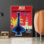 affiche damascus vintage