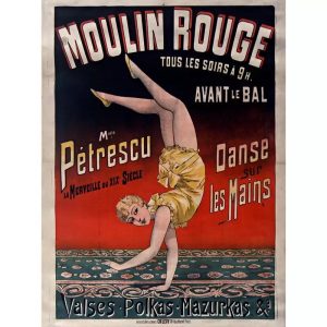 affiche de danse vintage