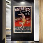 affiche de danse vintage