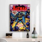affiche dc comics vintage