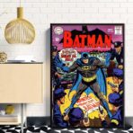 affiche dc comics vintage