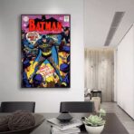 affiche dc comics vintage