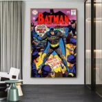 affiche dc comics vintage