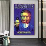 affiche de bar publicite vintage