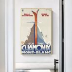 affiche de club ski vintage