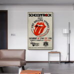 affiche de concert vintage rolling stones