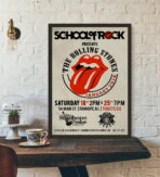 affiche de concert vintage rolling stones