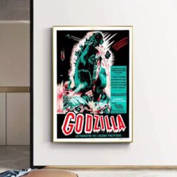affiche de film godzilla vintage