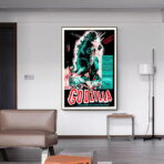 affiche de film godzilla vintage