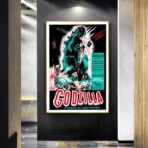 affiche de film godzilla vintage