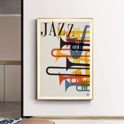 affiche de jazz vintage