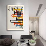 affiche de jazz vintage
