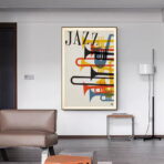 affiche de jazz vintage
