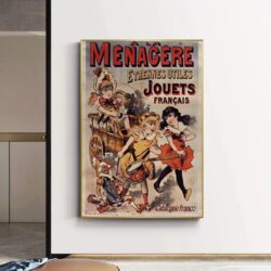 affiche de jouets vintage