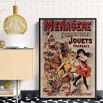 affiche de jouets vintage