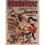 affiche de jouets vintage