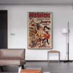 affiche de jouets vintage