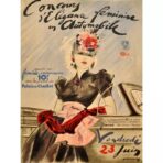 affiche de mode vintage