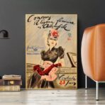 affiche de mode vintage