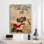 affiche de mode vintage