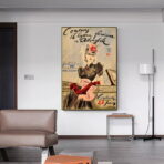affiche de mode vintage