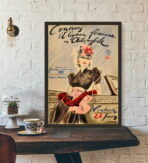 affiche de mode vintage