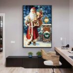 affiche de noel vintage