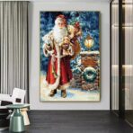 affiche de noel vintage