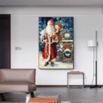 affiche de noel vintage