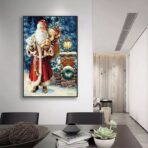 affiche de noel vintage