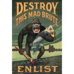 affiche de propagande destroy this mad brute