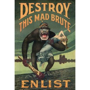 affiche de propagande destroy this mad brute