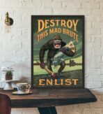 affiche de propagande destroy this mad brute