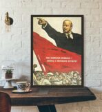 affiche de propagande lenine