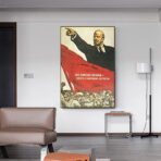 affiche de propagande lenine