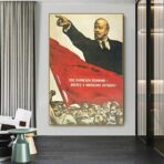 affiche de propagande lenine