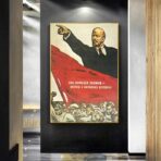 affiche de propagande lenine