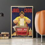affiche de pub vintage