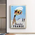 affiche de ski vintage