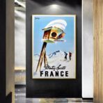 affiche de ski vintage