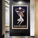 affiche de sport vintage