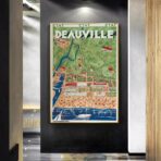 affiche deauville vintage