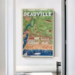 affiche deauville vintage