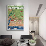 affiche deauville vintage