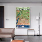 affiche deauville vintage