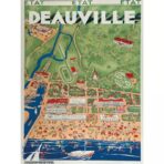 affiche deauville vintage
