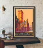 affiche dijon vintage